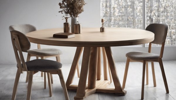 Table ronde 4 pieds : optez pour une ambiance chaleureuse