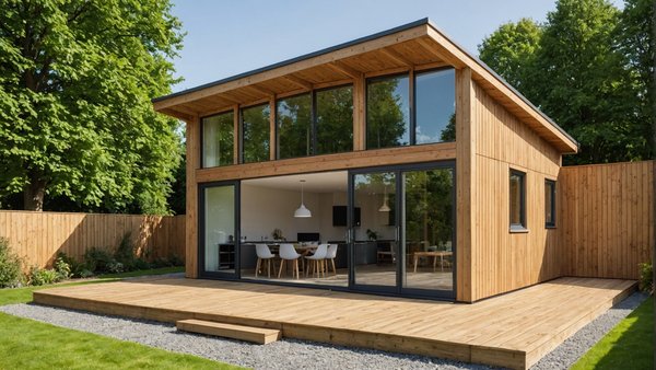 Comment réduire l'impact environnemental de la construction d'une extension en bois?